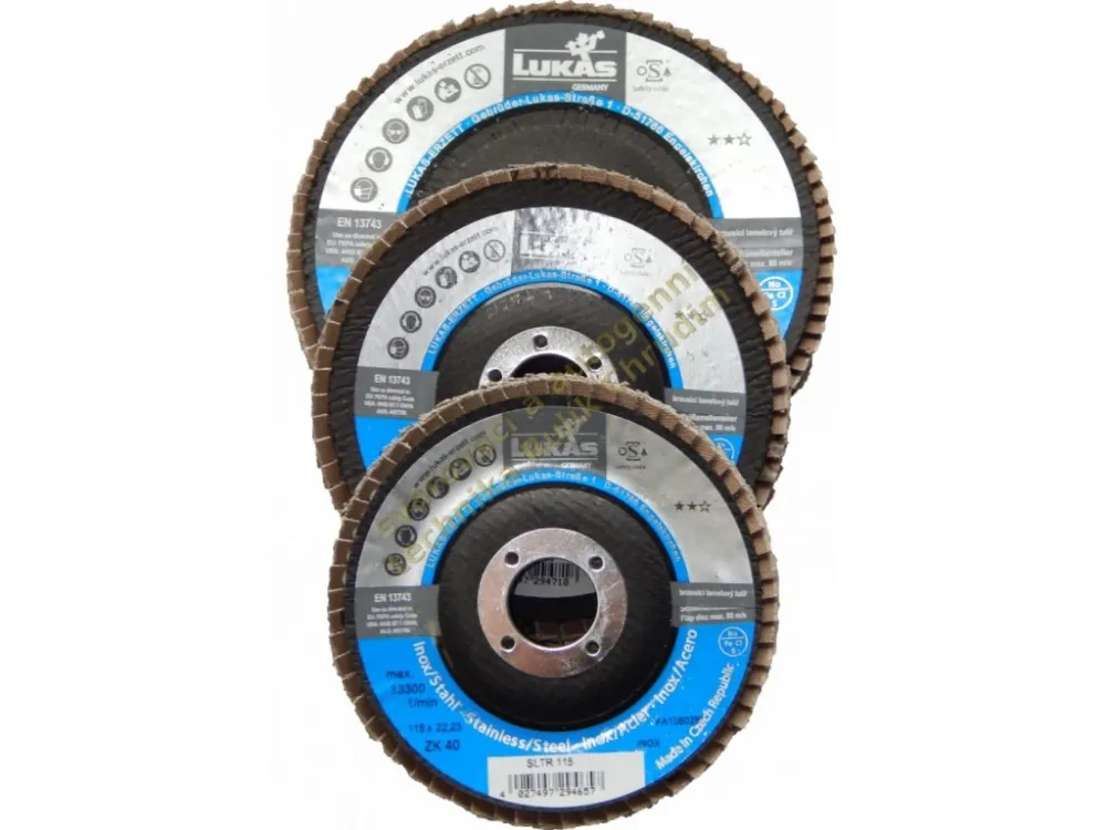 Značkový Lamelový kotouč SLTR 115mm ZR 80 (nosič sklolaminát)