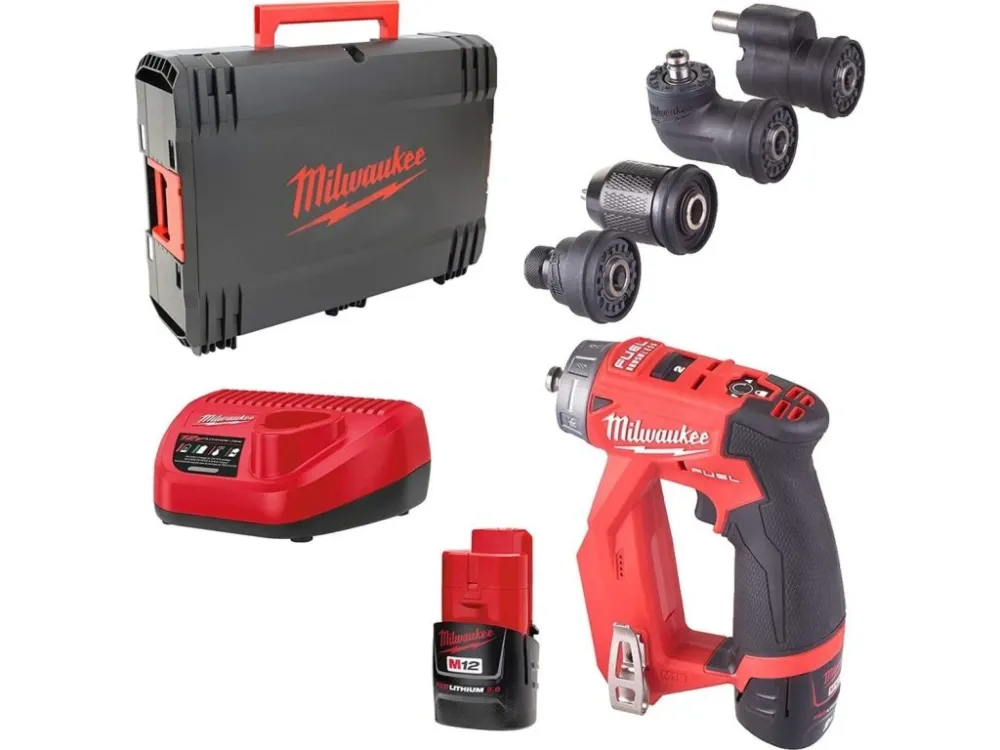 Značkový MILWAUKEE Aku vrtací šroubovák M12 FDDXKIT-202X