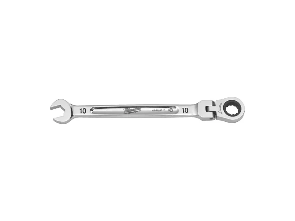 MILWAUKEE Ráčnový očkoplochý klíč MAX BITE s kloubem 10 mm Horká Nabídka