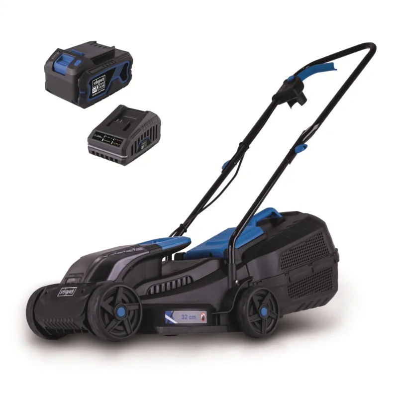 Scheppach BC-MP320-X-SET L 20 V IXES aku sekačka 3v1 + 4Ah baterie + nabíječka 2,4 A Hit Sezóny