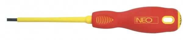Objednat Nyní šroubovák plochý 4x100mm 1000V CrMo steel NEO tools