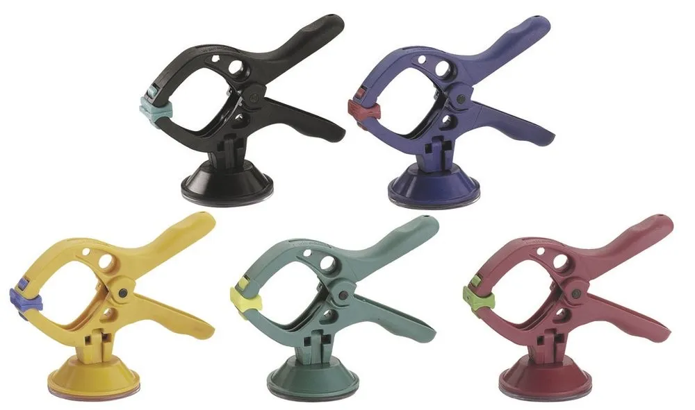 Wolfcraft MICROFIX S 20 Pružinová svěrka s přísavkou (4ks na blistru) 3663000 Expresní Doručení