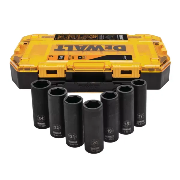 Omezená Nabídka Sada utahovacích hlavic DeWALT DT70905 McLaren 7dílná 1/2" 17, 18, 19, 20, 21, 22, 24 mm