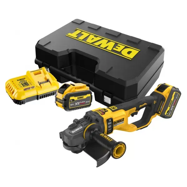 Aku úhlová bruska DeWalt DCG460X2, 54V, XR FLEXVOLT, 230mm, 2x9,0Ah Finální Výprodej