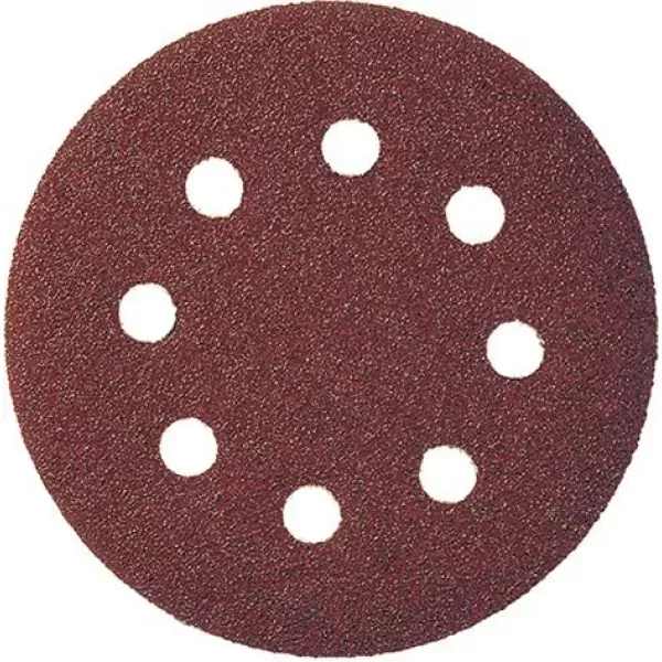 Kotouč brusný výsek na suchý zip, na dřevo 125mm K100 8 otvorů FORMAT Speciální Cena