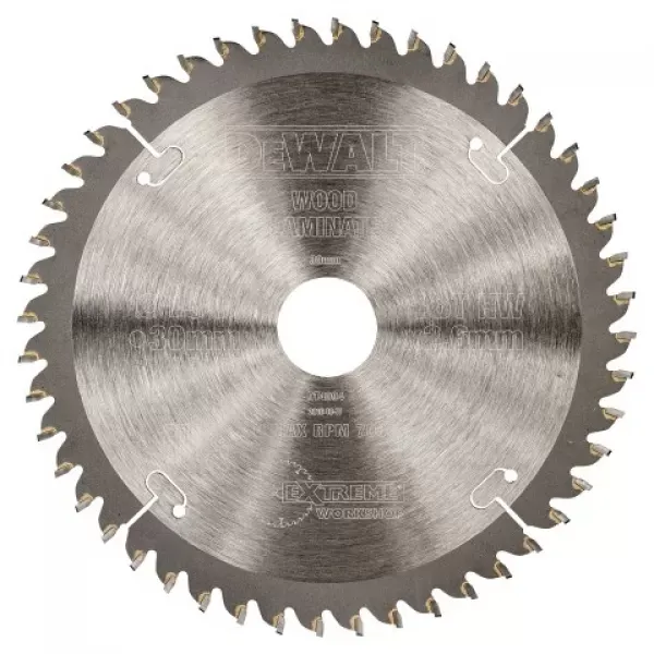 Levný Pilový kotouč DeWALT EXTREME® 190x30 mm 190x30 mm, 48 zubů, TCG -5°, dýha, laminát, hliní